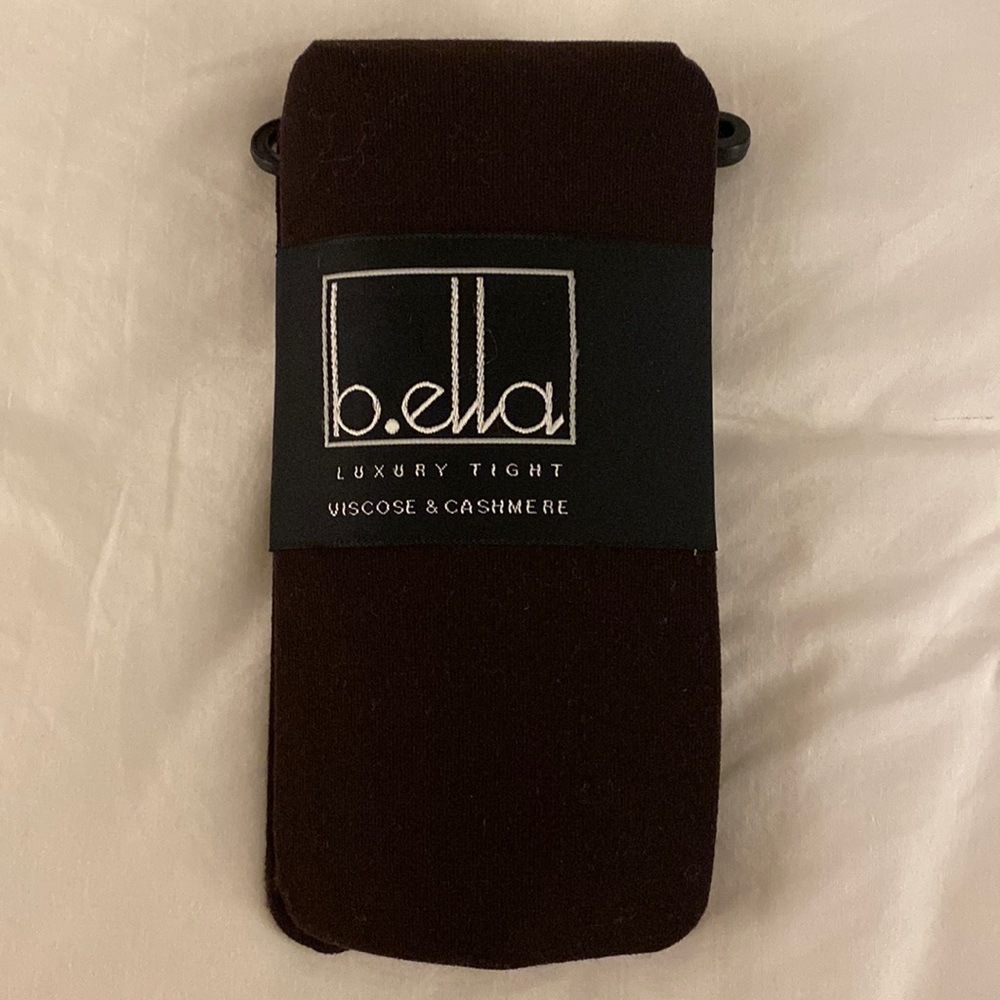 B.Ella viscose and cashmere luxury tight. Espresso color.